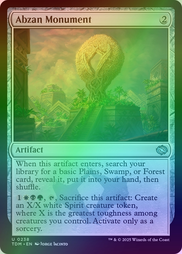 [mtg] Abzan Monument (tdm) *foil*