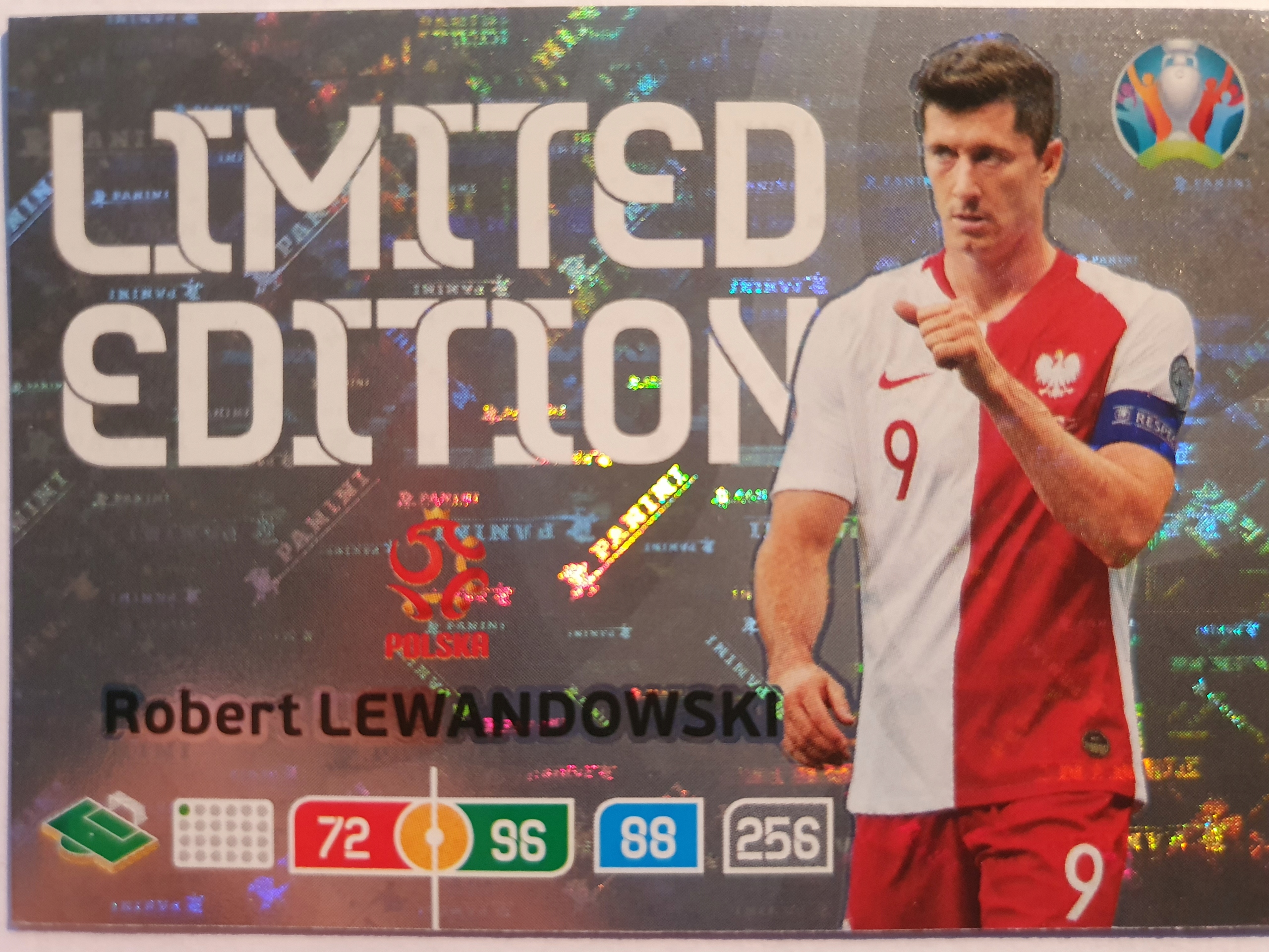 Panini Uefa Euro 2020 Limited Edition Lewandowski