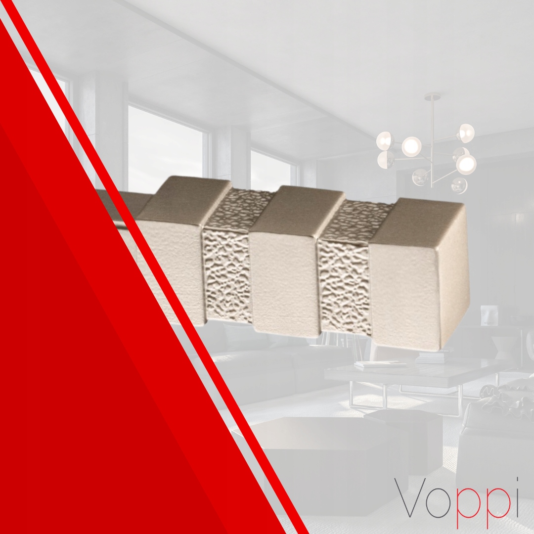 ZAKOŃCZENIE NEPTUN ZAŚLEPKA DO KARNISZA KWADRO 20x20mm CZARNY BIAŁY SATYNA Marka Voppi