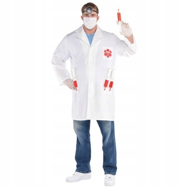 

Strój Lekarza Lekarz Doktor Doktora Fartuch XXL
