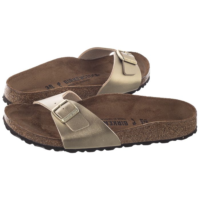 Dámske topánky Šľapky Birkenstock Madrid 1016107 Zlaté