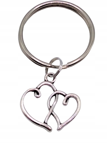 

Brelok zawieszka Serce dla pary Walentynki