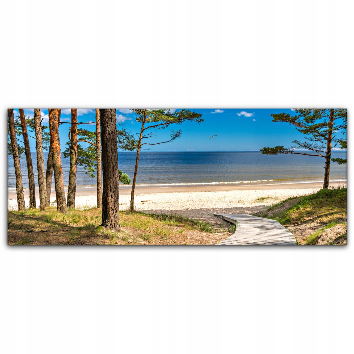

Obraz canvas na ścianę 125x50 Ścieżka Plaża Morze