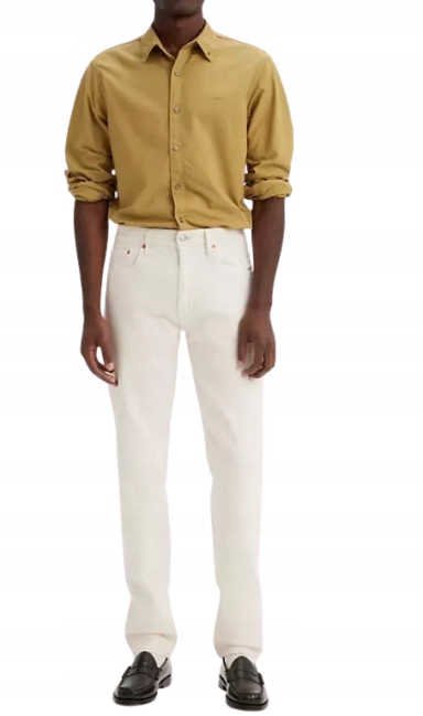 Levi's Pánské Džíny Rovné Střihu Bavlněné Ecru Barva 31/34 J5H