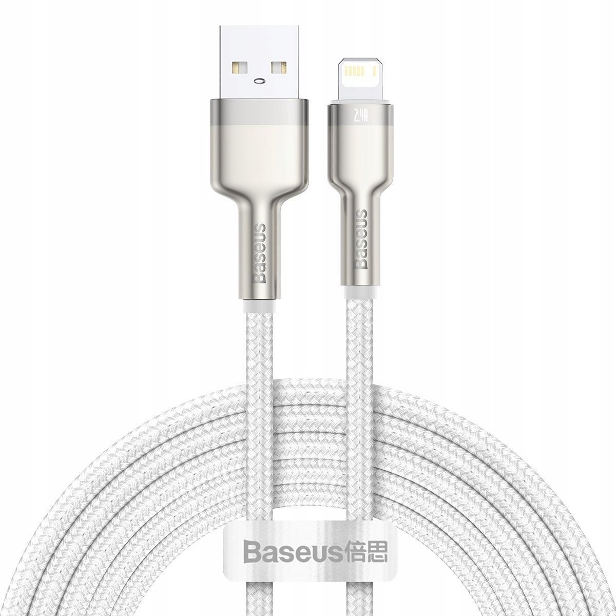 

Kabel Usb do Lightning Baseus, 2.4A, 2m (biały)
