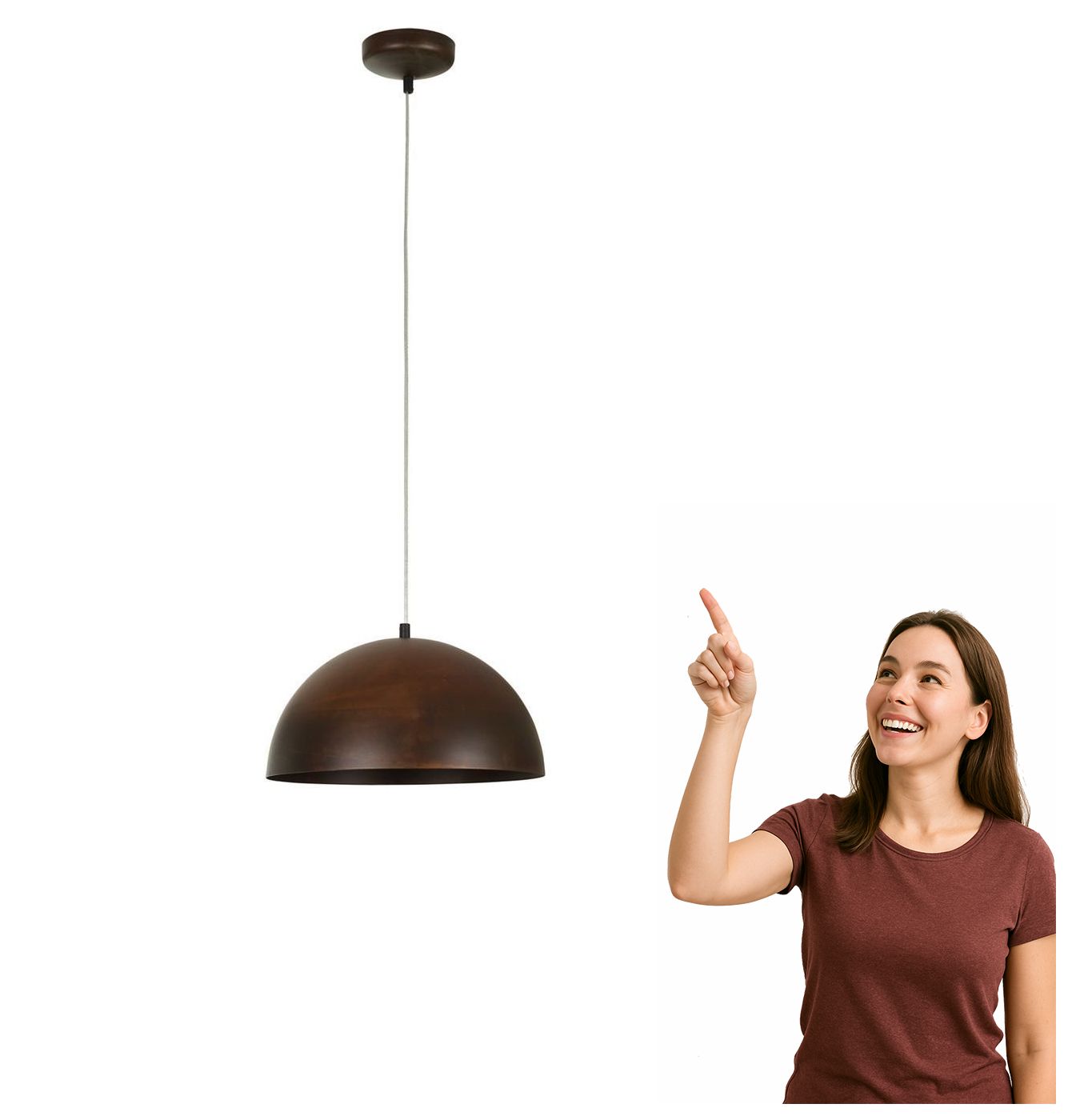 Závěsná lampa Hemisphere S 6367 Nowodvorski