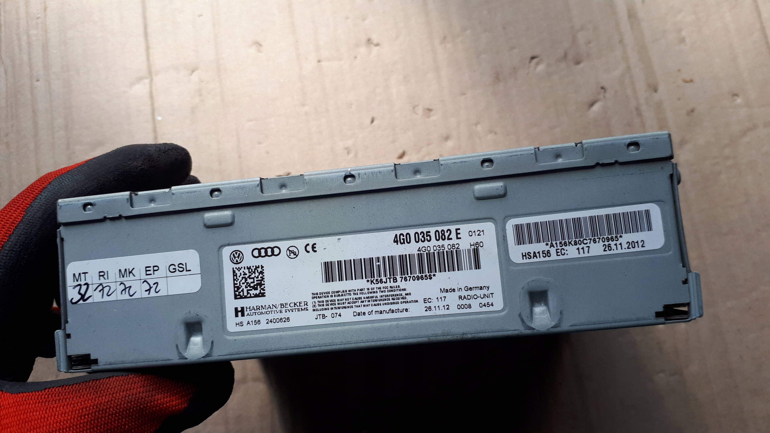 S6 C7 4G A6 module TUNER radio 4G0035082E S7 A7