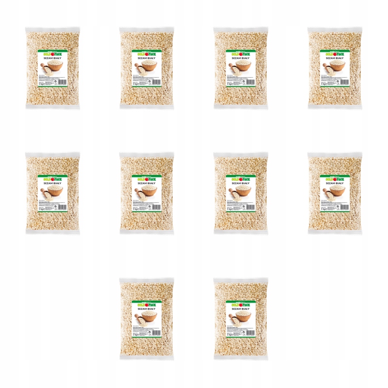 GoldPack bílý sezam 1kg X10