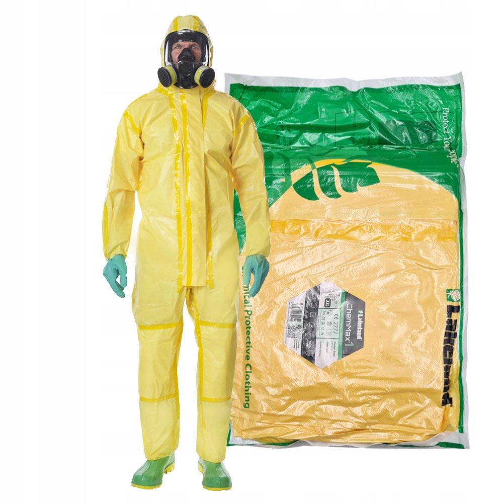 Kombinezon przeciwchemiczny 2XL Chemmax Lakeland 1 typ 3 4 5 6 1szt