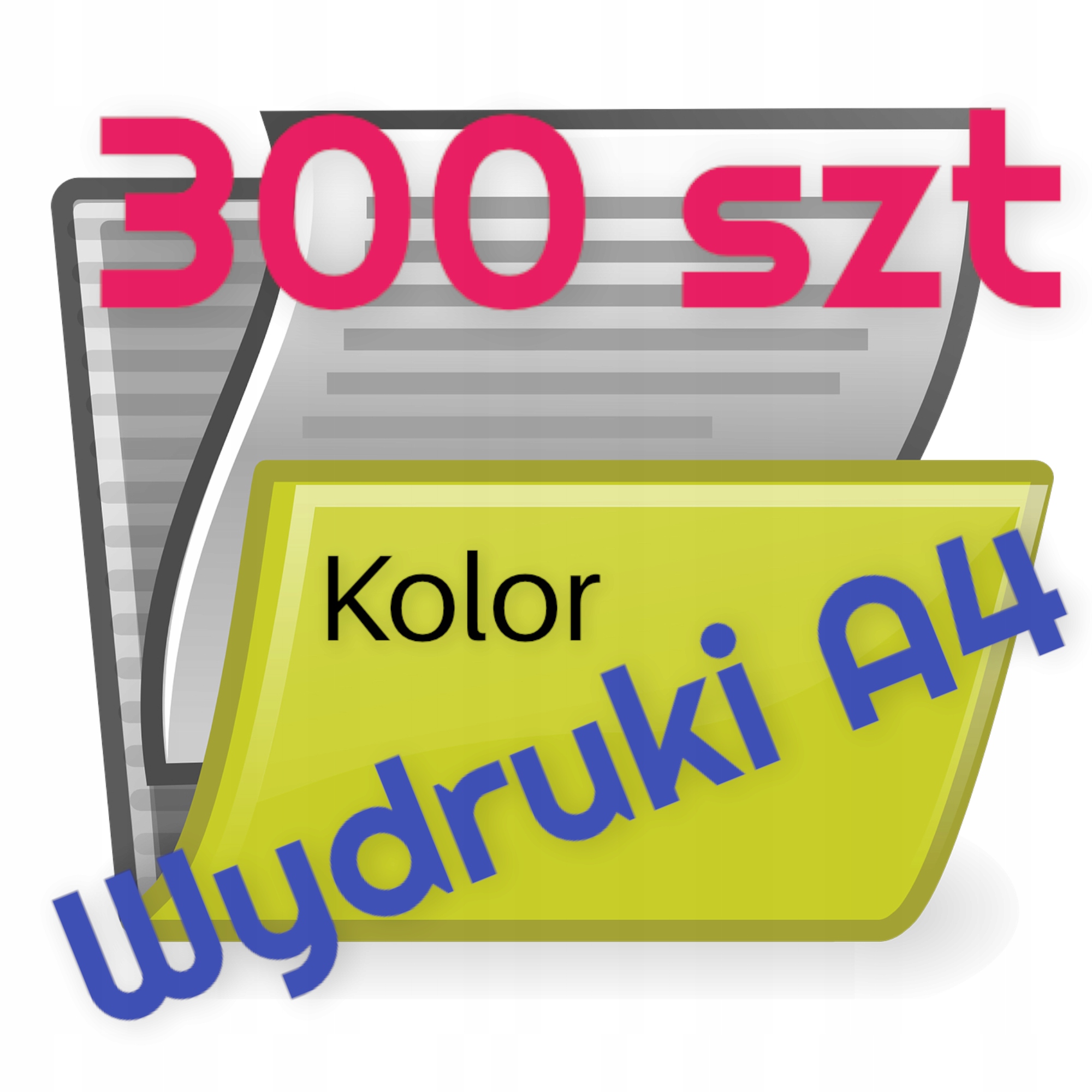 

Wydruk A4 300 Str. Pełny Kolor Szybka Wysyłka