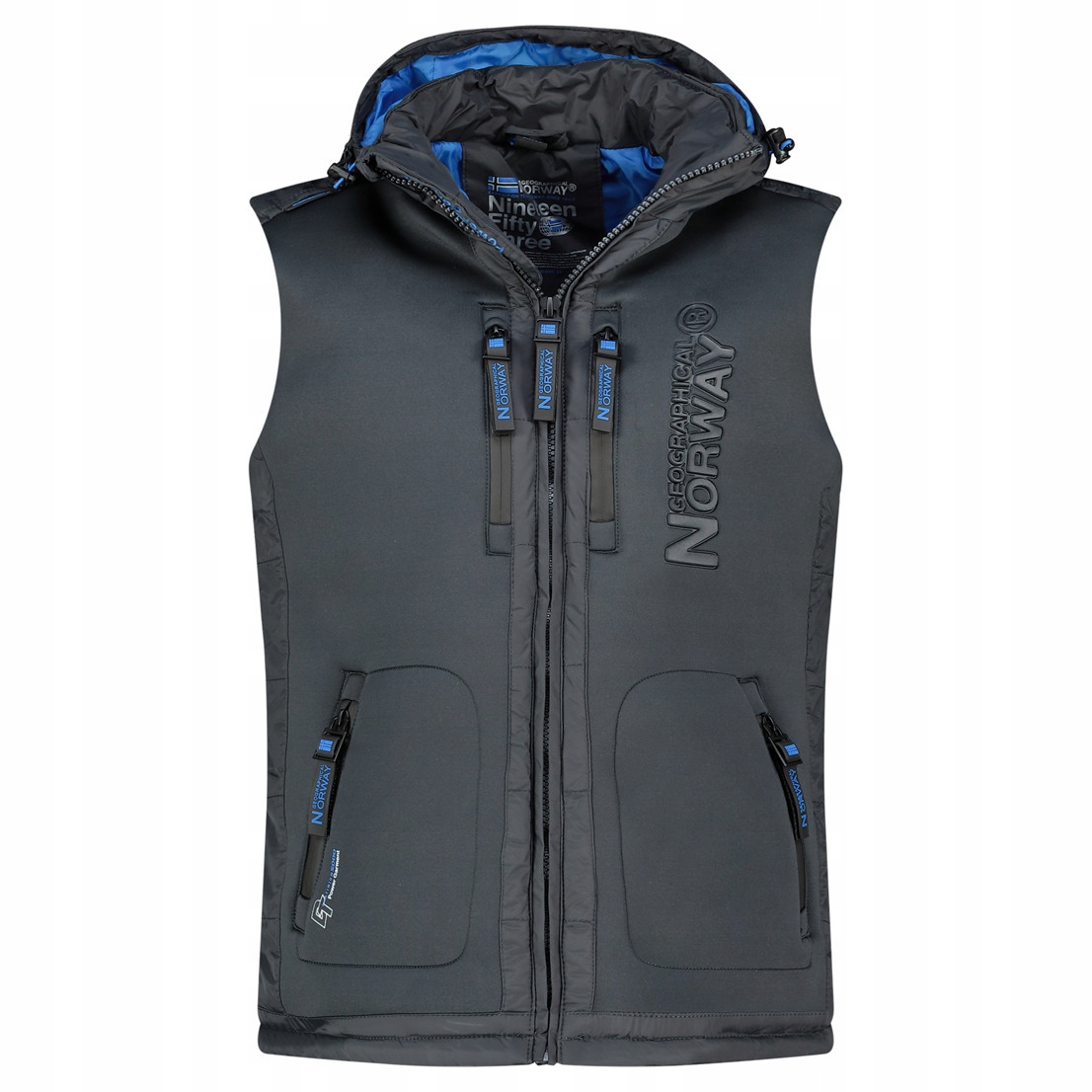 Geographical Norway vesta pánská Vitchwood Men S tmavě šedá