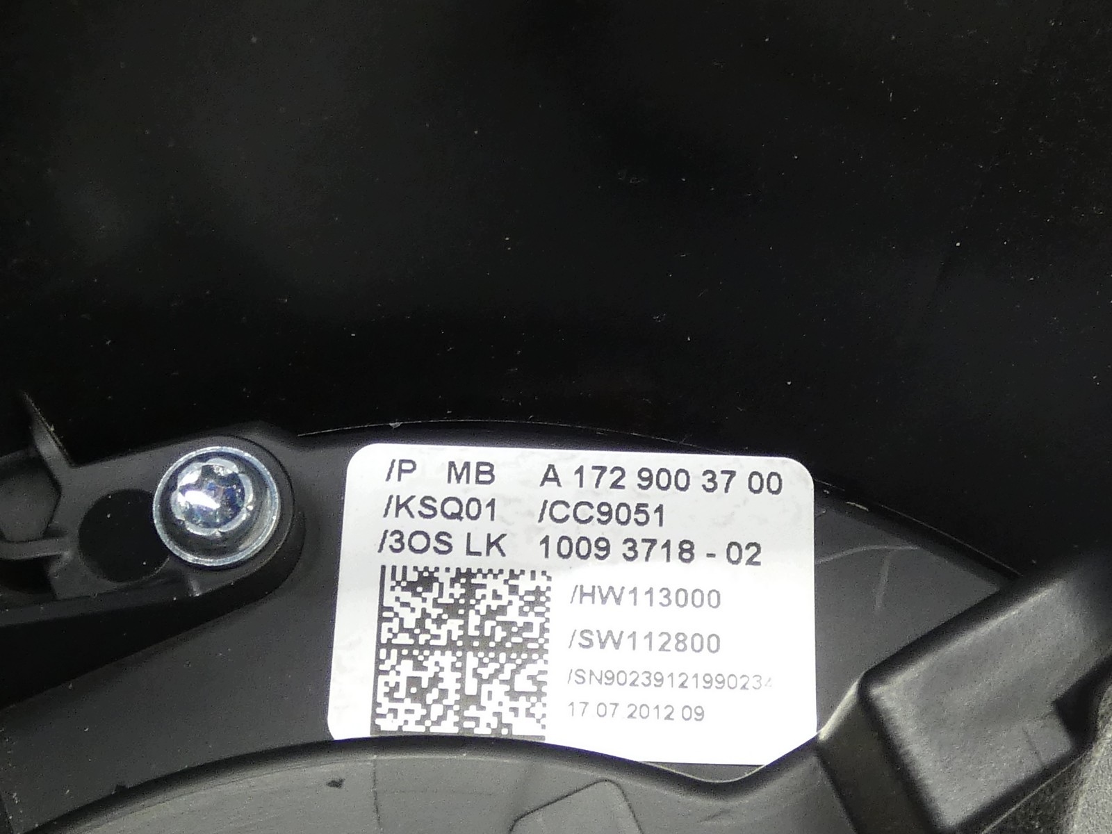 steering wheel levers and controls ring control TEMPOMAT MERCEDES SLK R172 A1729003700