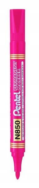 

Marker permanentny Pentel N850 B czerwony okrągła
