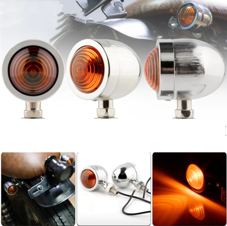 KIERUNKOWSKAZY RETRO CAFE RACER HARLEY CHROM 3,7cm Numer katalogowy części caferacer