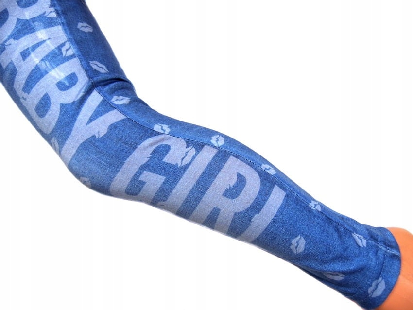 

legginsy jak jeansy 221 Baby Girl 3Y getry jeans