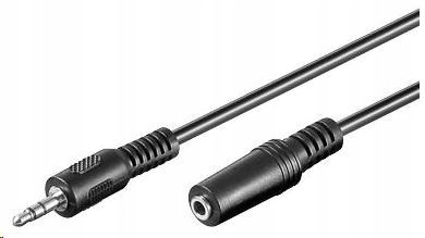 Pc Przedużacz Przewód Mini Jack M/M 5m Aux Kabel Audio Przedłużający