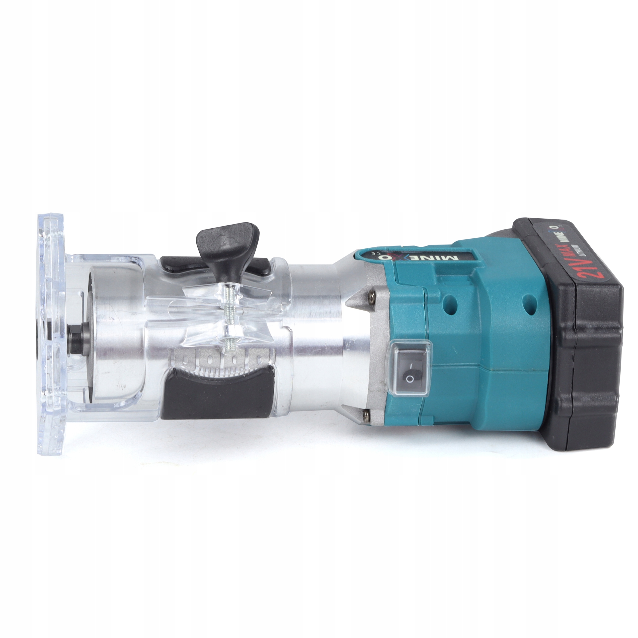 FREZARKA GÓRNOWRZECIONOWA do drewna pionowa 30000 RPM bezprzewodowa + 2xAKU Zasilanie akumulatorowe