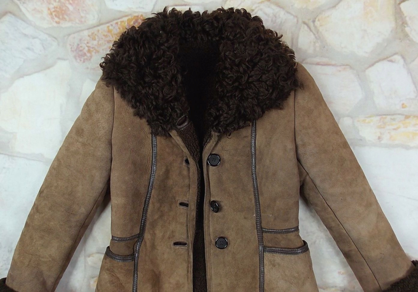 ANTARTEX kozuch skórzany damski M/L Kolekcja -----