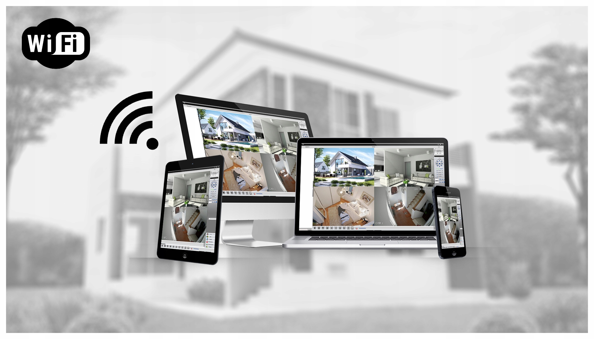 Zewnetrzna KAMERA 1080p FULL HD bezprzewodowa WIFI Model IP2308FULLHDwifi