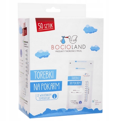 

Woreczki do Przechowywania Pokarmu Bocioland 50szt