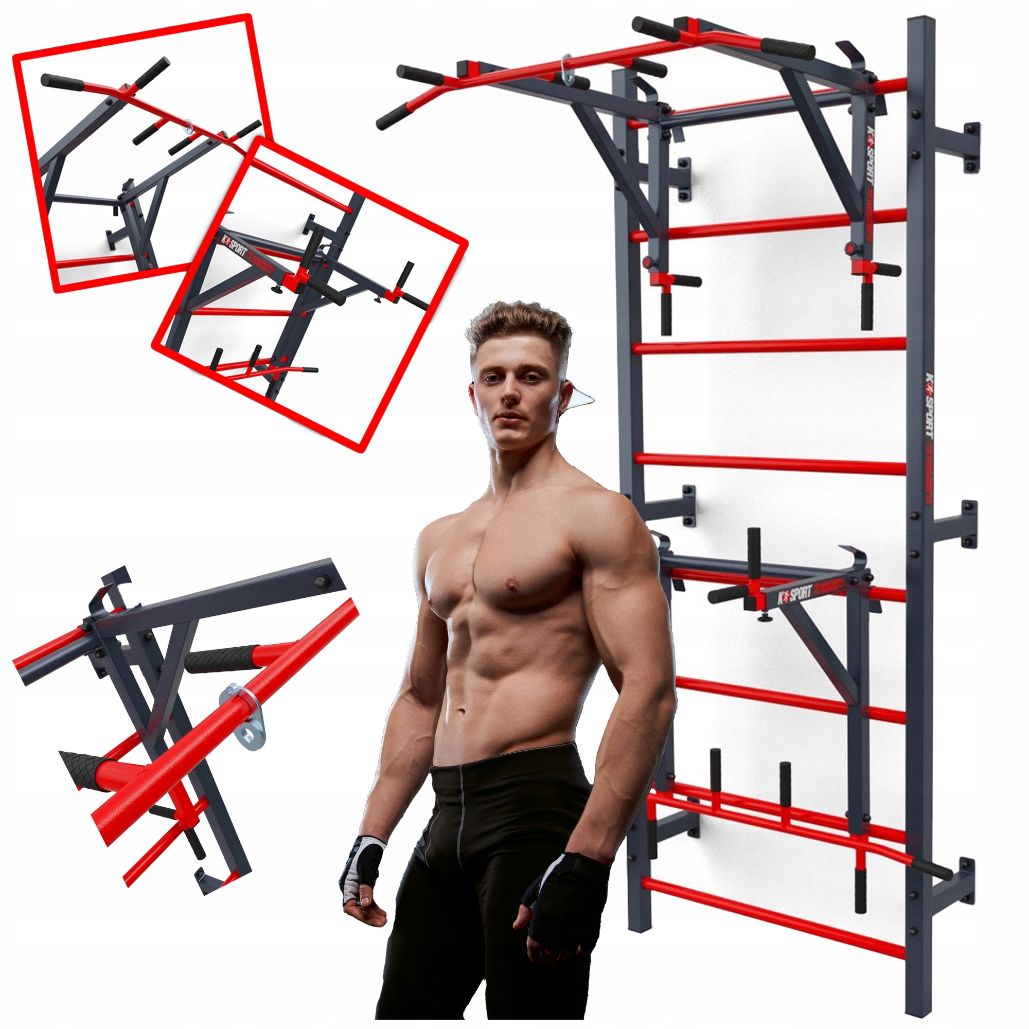 

Zestaw Do Ćwiczeń Drążek Poręcz Drabinka KSSL097