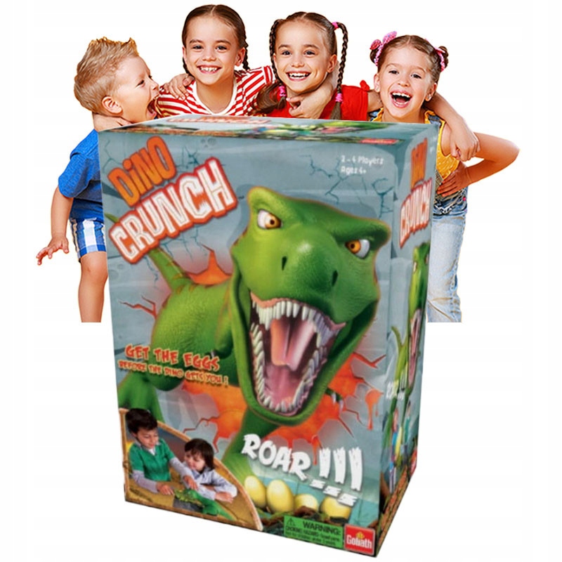 Gra ZRĘCZNOŚCIOWA dla Dzieci Dino Crunch ZABAWNA 13323977259