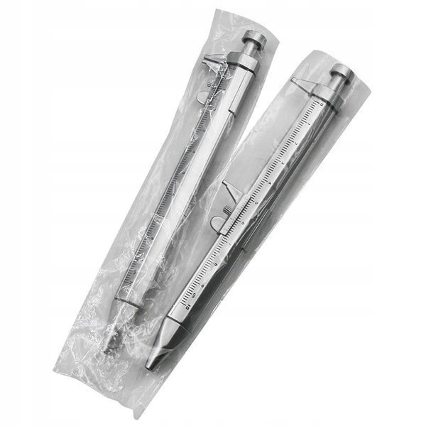 Suwmiarka z długopisem 0-100mm - niebieski - 2w1 Marka ABC-RC