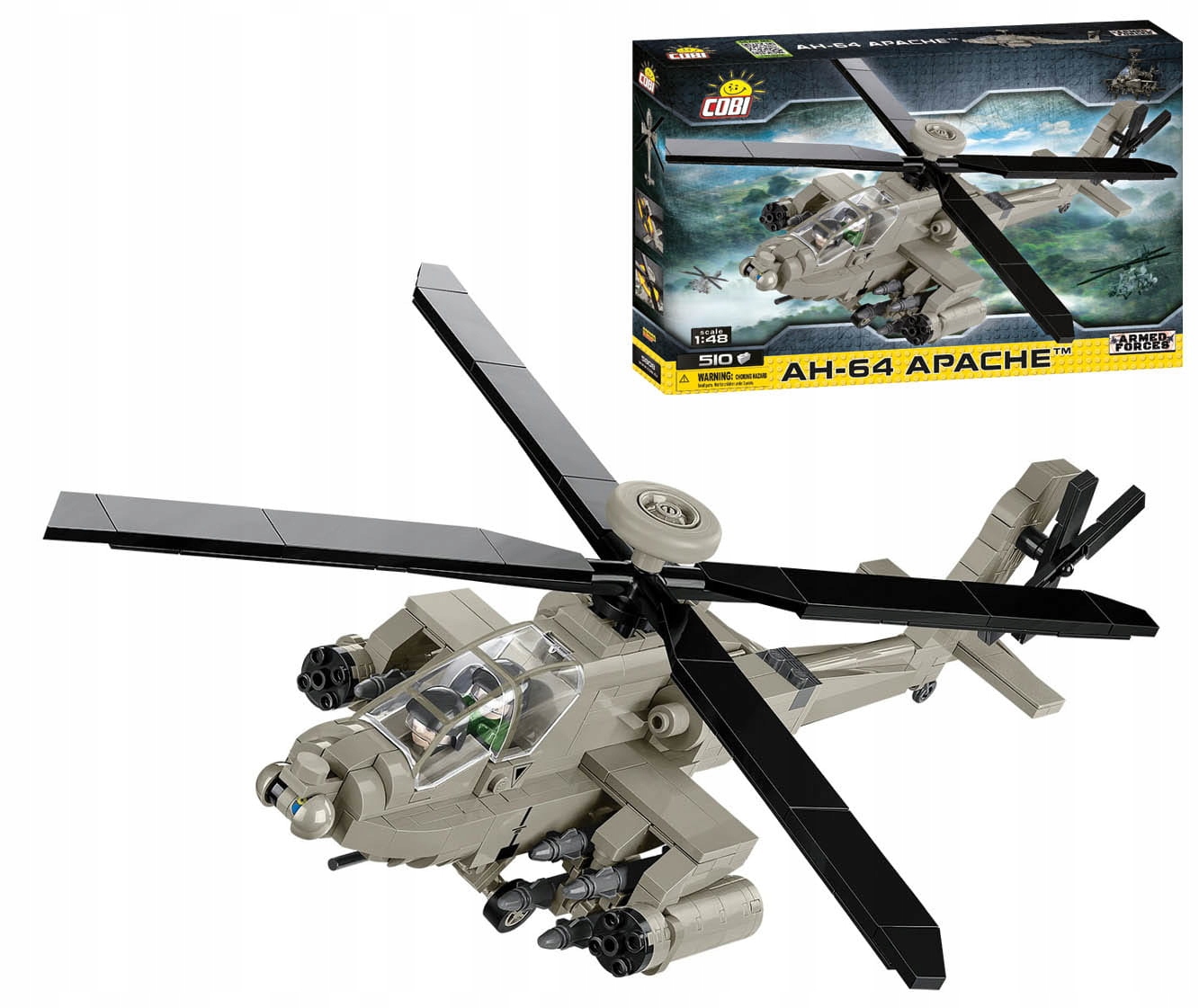 

Klocki Cobi Mała Armia helikopter AH-64 Apache