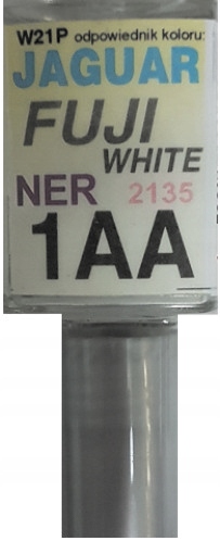 Jaguar 1AA Ner Fuji White Lakier Samochodowy Zaprawka Do Rys Arasystem