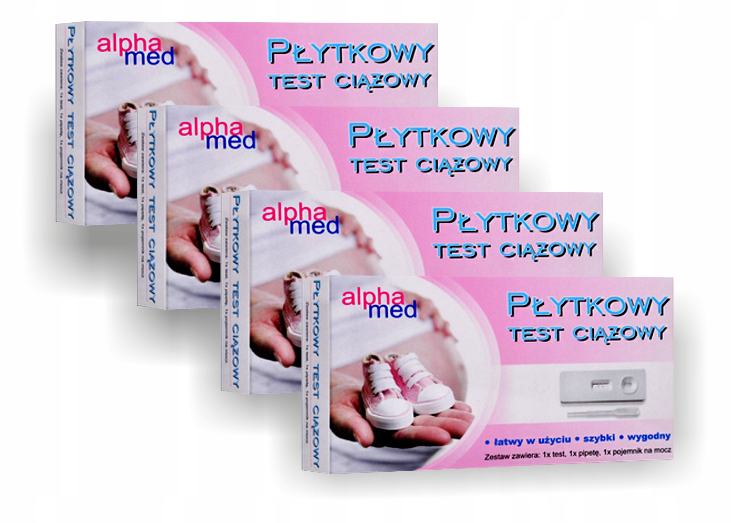 ALPHAMED PŁYTKOWY TEST CIĄŻOWY JEDNOSTOPNIOWY 99% Marka Alphamed