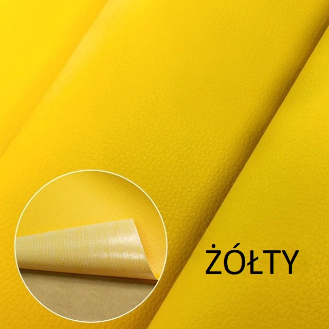 Samolepicí Záplata Kůže Záplata 35X50CM Žlutá