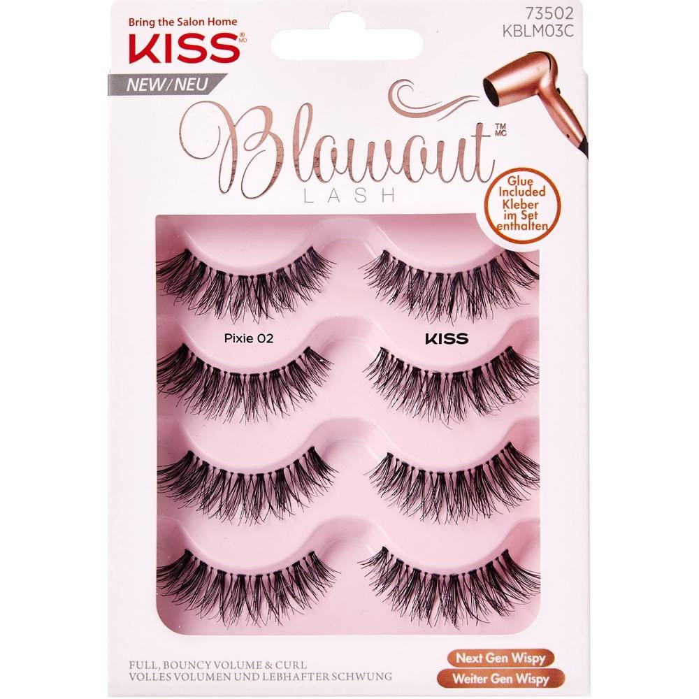 

Kiss sztuczne rzęsy Blowout Pixie 02 Multipack x4