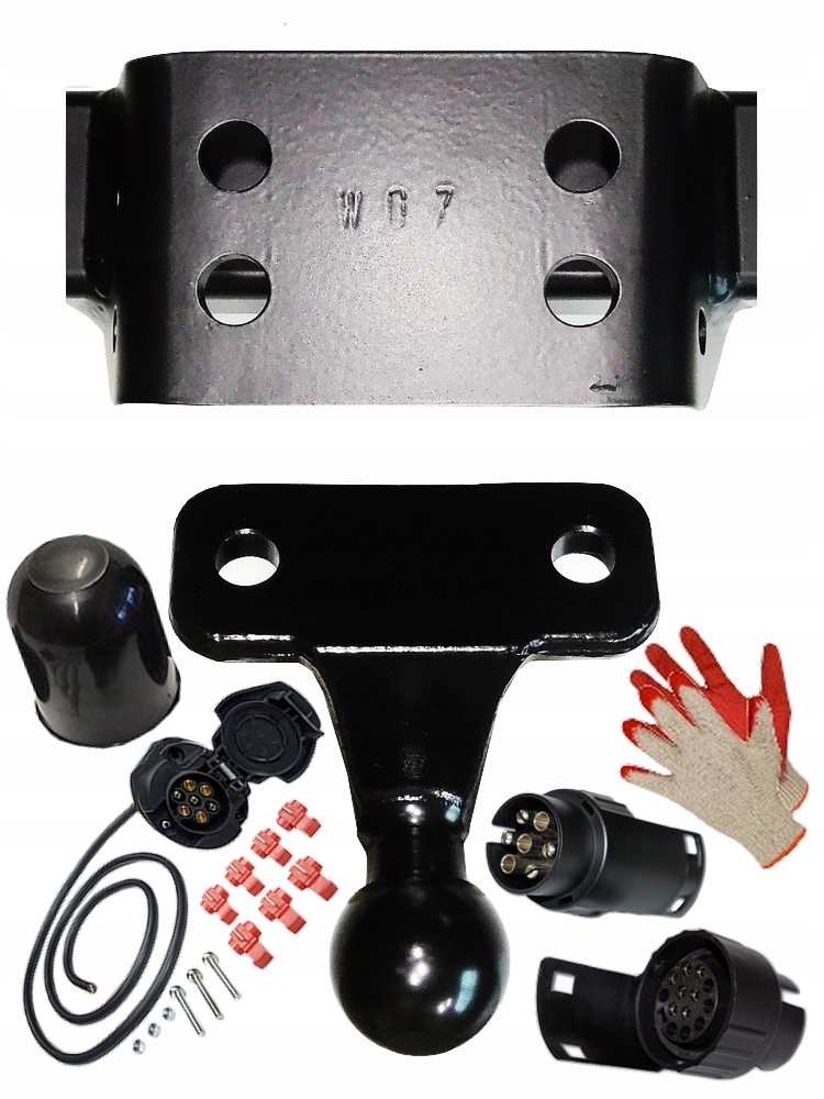 1500KG HAK HOLOWNICZY SUZUKI VITARA 3drzwi 3d 1988-2005+WIĄZKA +ADAPTER7/13 Wiązka w zestawie 7 PIN