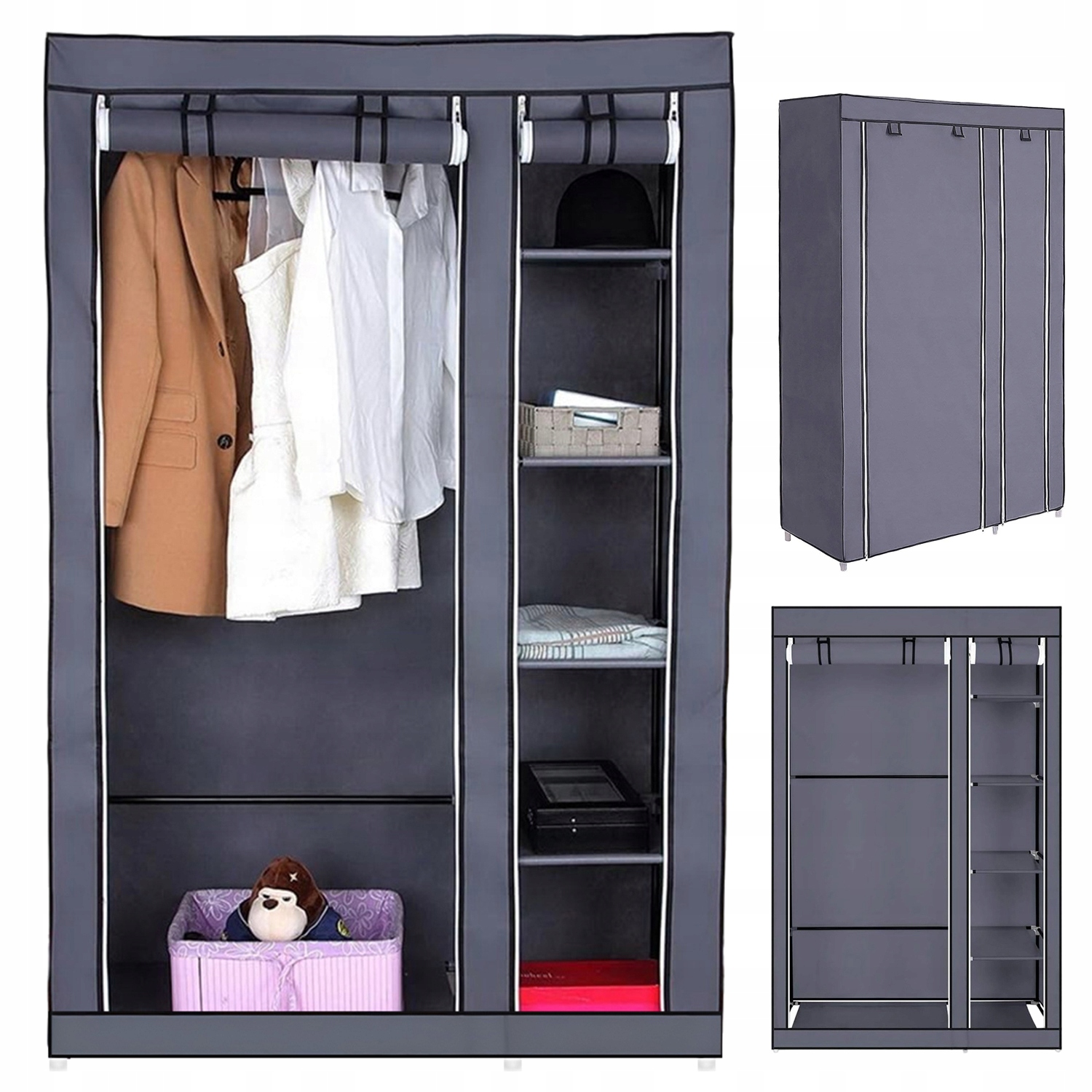 Skříň S Kovovým Rámem Proti Prachu Pro Malé Prostory