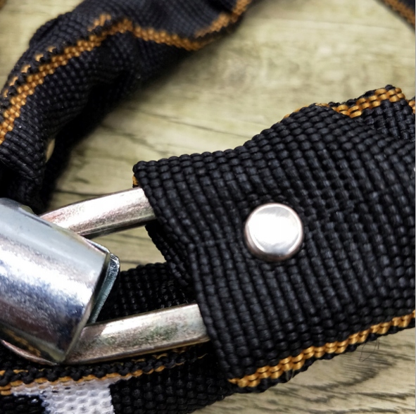 BLOKADA ROWEROWA NA ROWER MOTOR ZAPIĘCIE DO ROWERU ŁAŃCUCH ZABEZPIECZENIE Waga 400 g