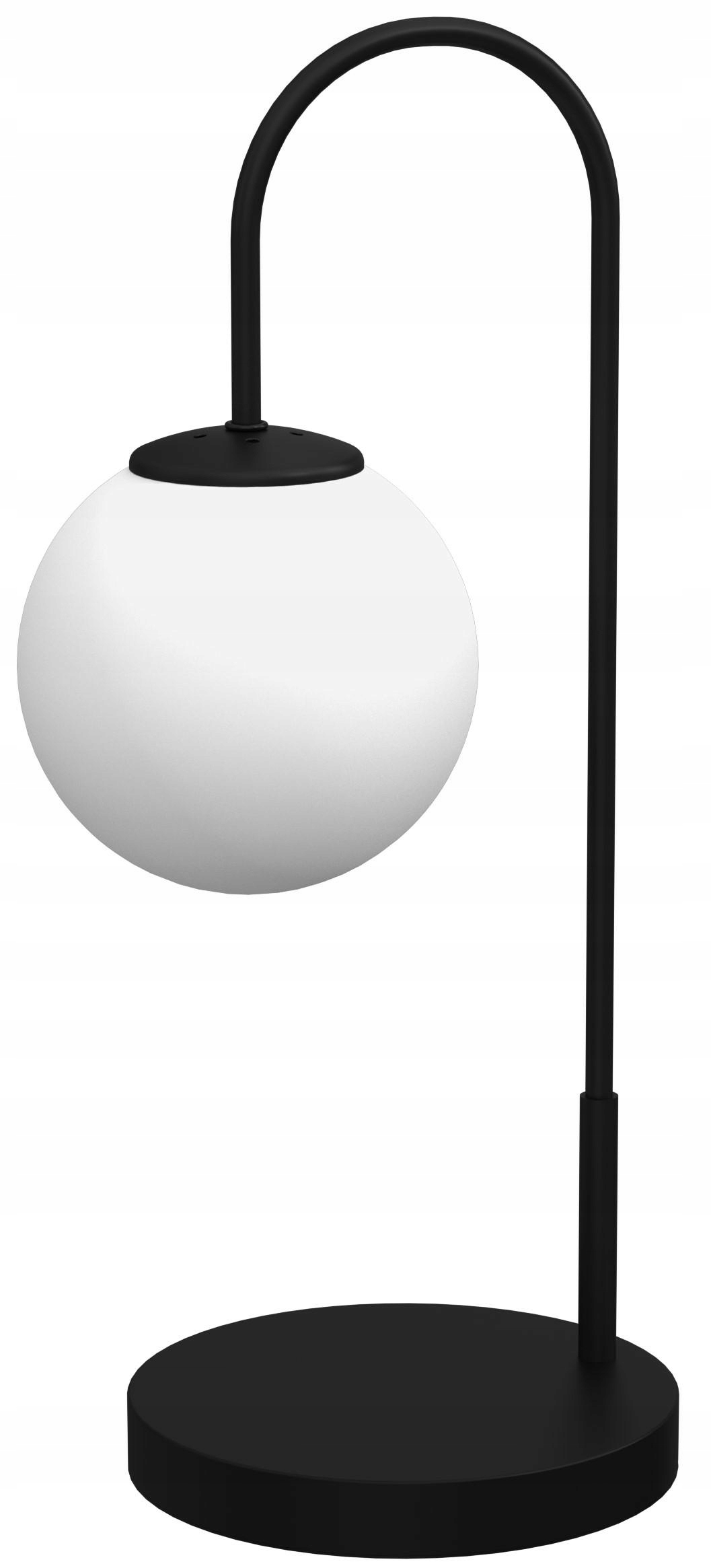 Stolová lampa Cambridge čierna biela elegantná do kancelárie