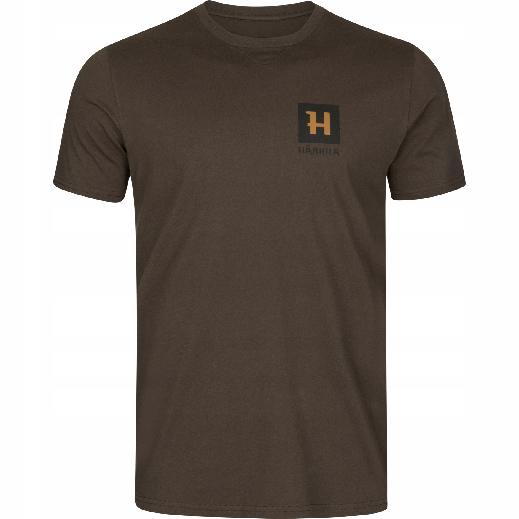 Koszulka T-Shirt myśliwski Harkila Gorm 10242 S/s Shadow Brown 2XL