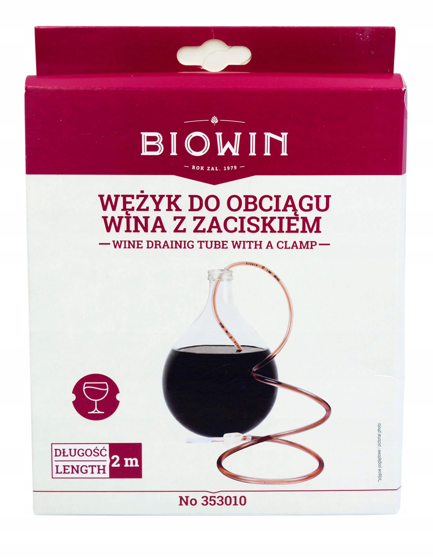 

Wężyk Do Obciągu Wina Z Zaciskiem