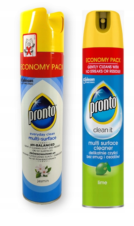 

Pronto Jaśmin Limonka Spray Przeciw Kurzowi 2x300