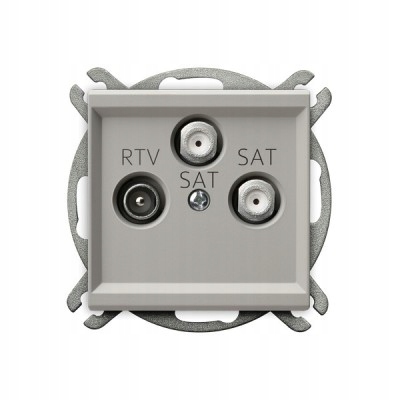 Sonata Kaszmir Rtv-sat zásuvka se dvěma Sat výstupy GPA-R2S/m/82 Ospel