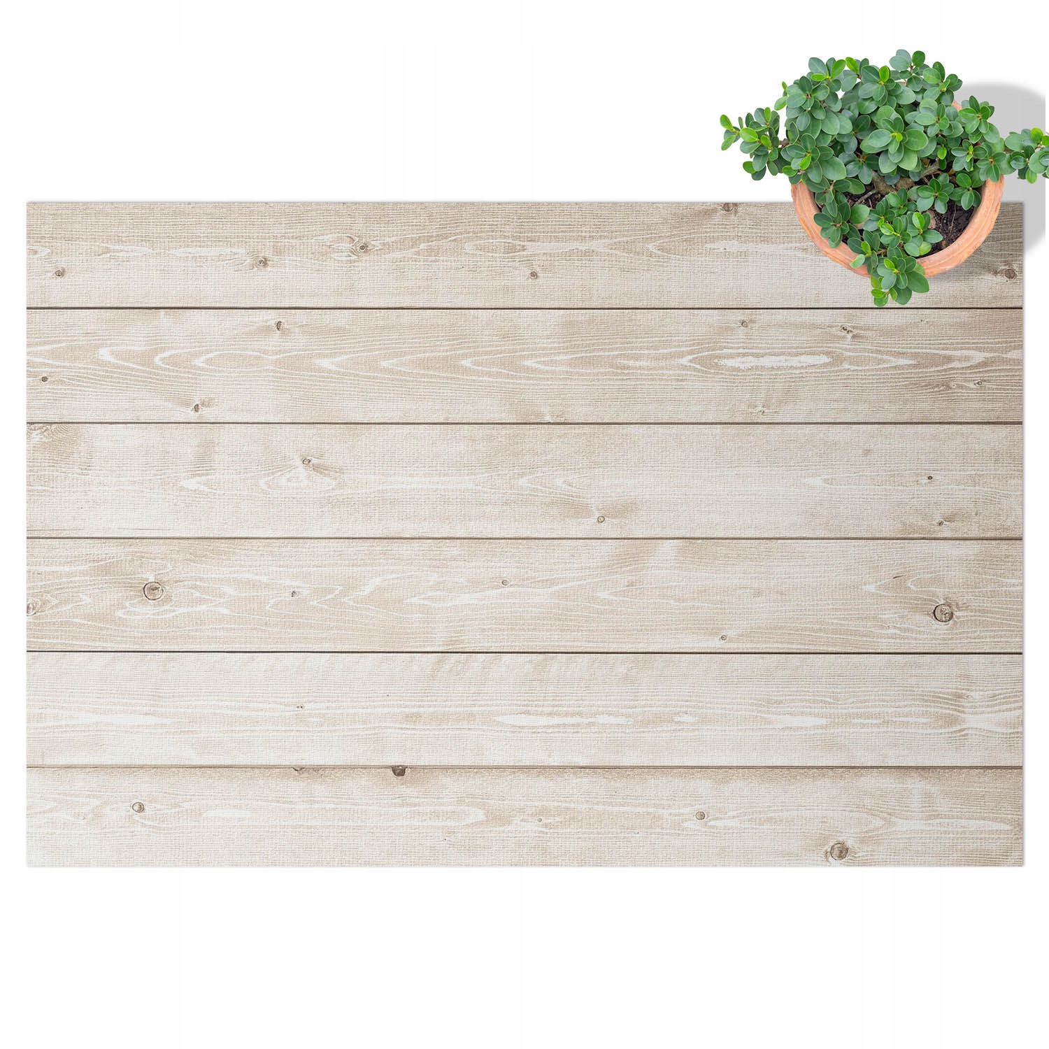 Terasový Koberec z Pvc vinylu pro zahradu a balkon Světlé desky 100x150