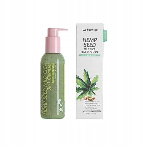 LalaRecipe Pianka oczyszczająco-łagodząca 3w1 Hemp Cica 3in1 Cleanser