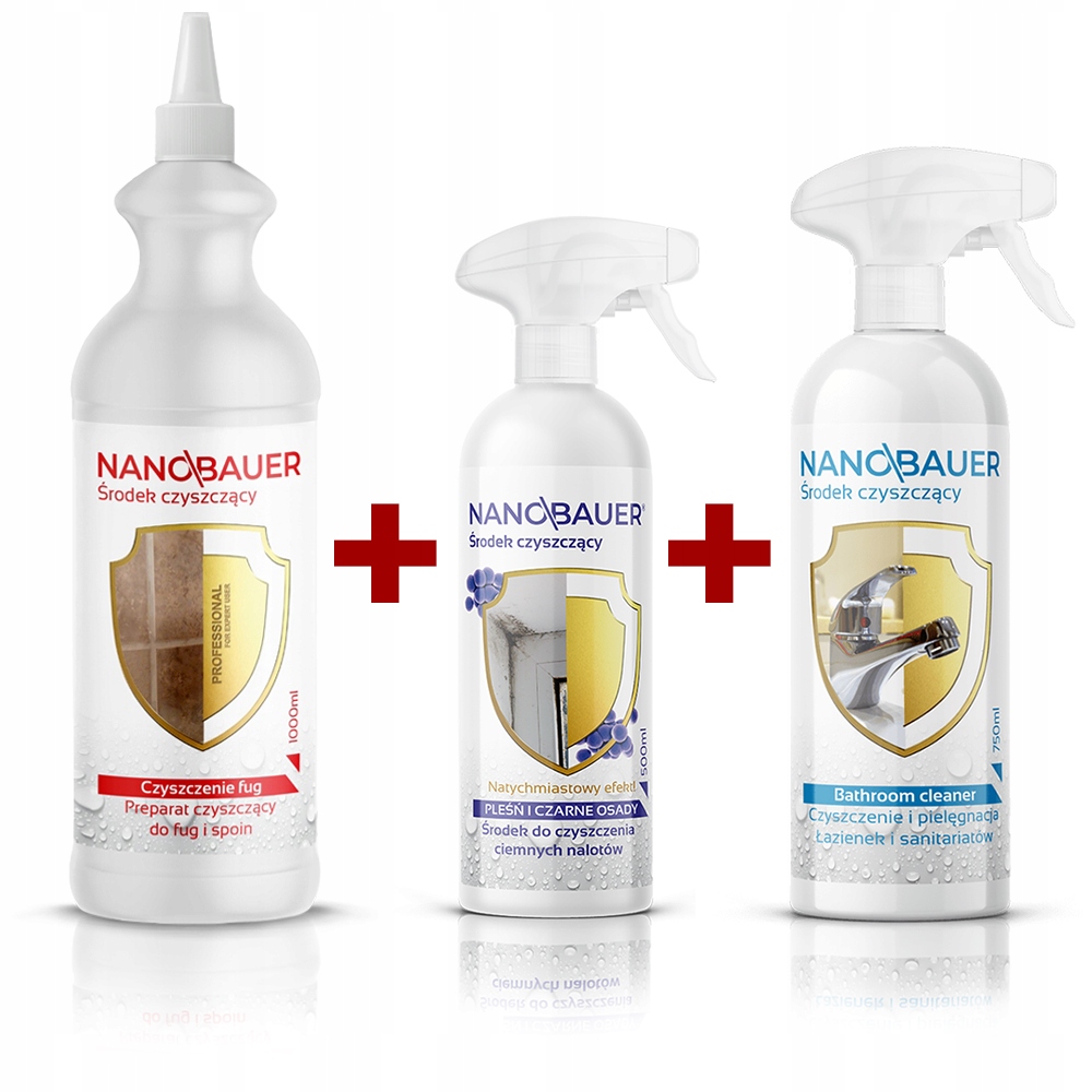 Levně Tekutina na plísně a černé usazeniny Tekutina do koupelen Prostředek na fugy 1L