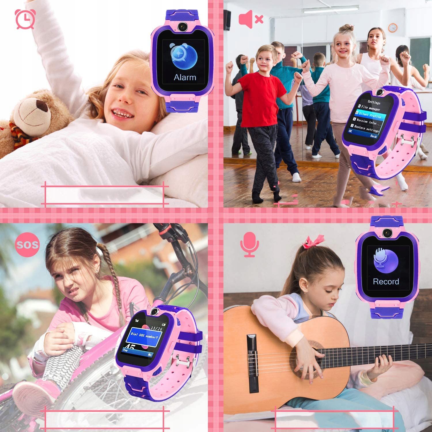 SMARTWATCH DLA DZIECI ZEGAREK GPS LOKALIZATOR SOS Model DZIECKA ZEGAREK SMART WATCH