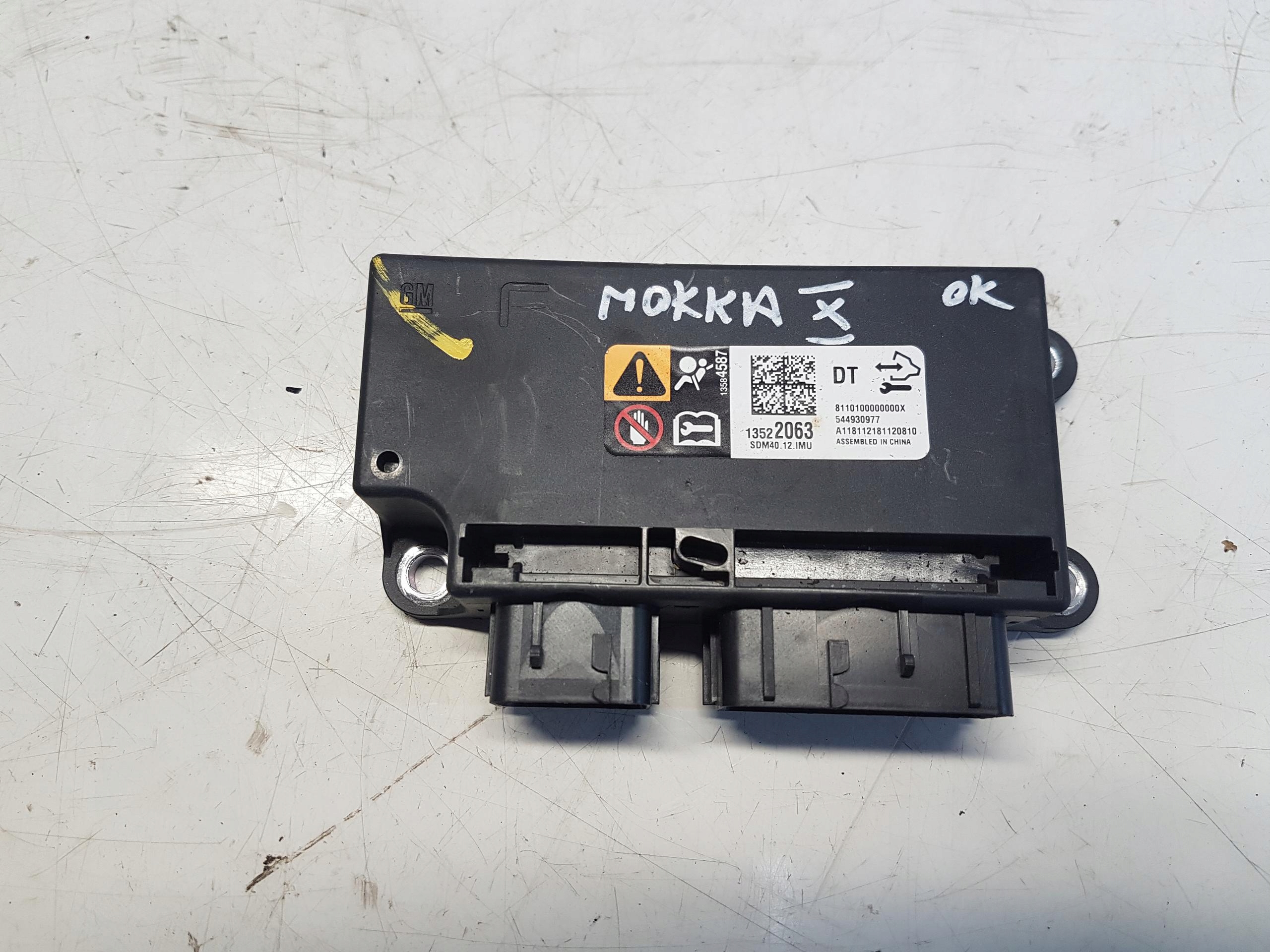 OPEL MOKKA X LIFT sensor control unit airbag sprawny