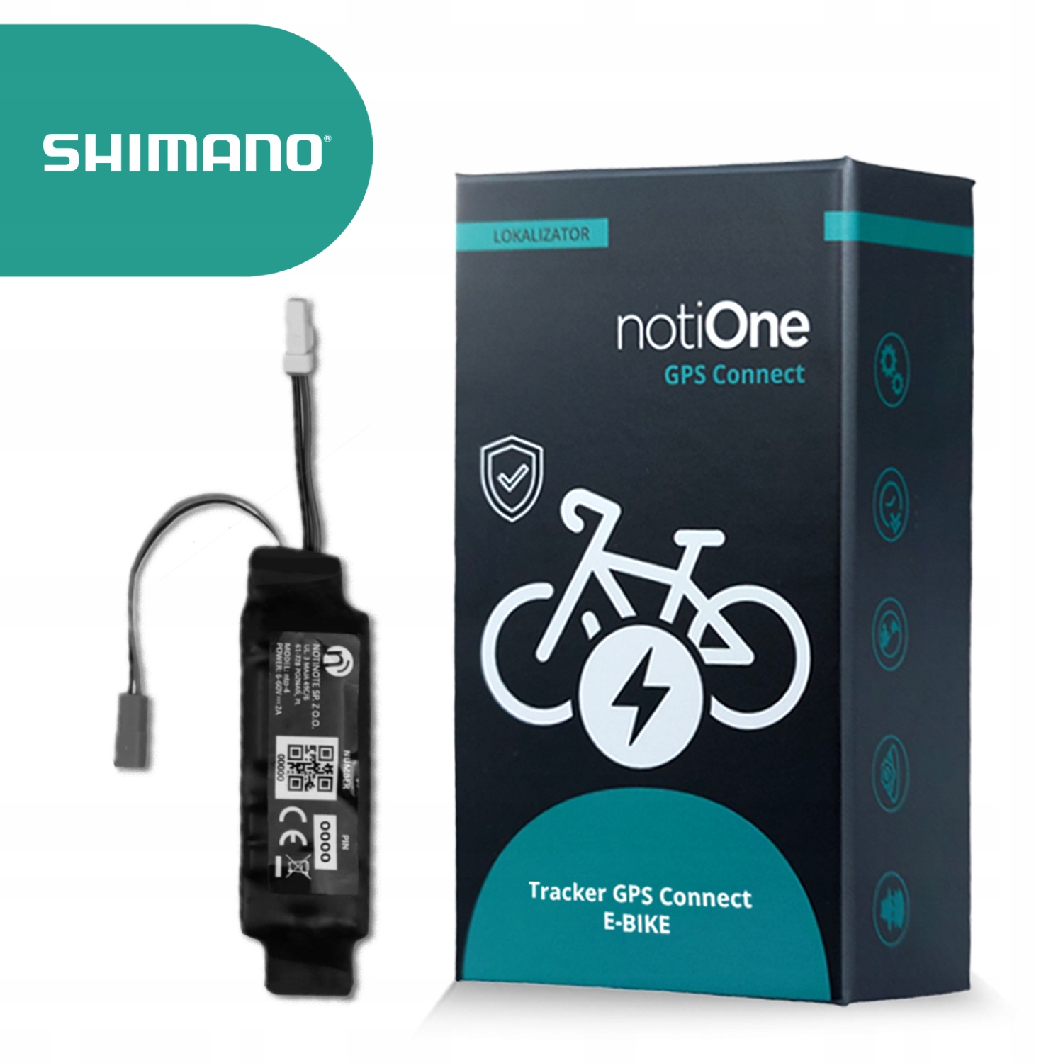 Lokalizator do roweru elektrycznego notiOne Gps Connect Shimano