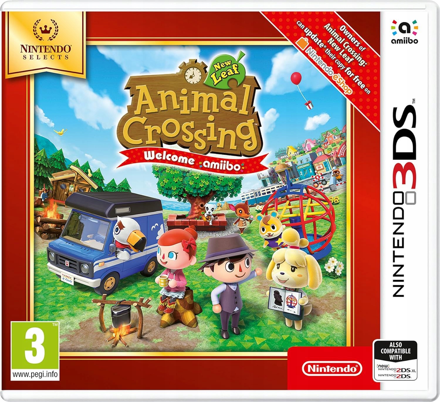ANIMAL CROSSING: NEW LEAF - WELCOME AMIIBO (SELECTS) (GRA 3DS)