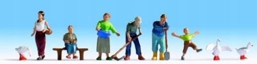 Noch 15629 , Figurky farmářů modely do fronty , měřítko H0