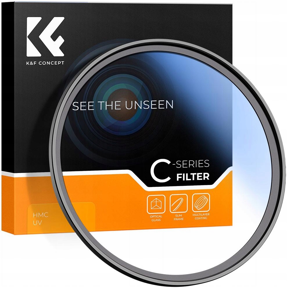 Filtr Uv 62mm Hd MC Slim Hmc C series K&f Concept