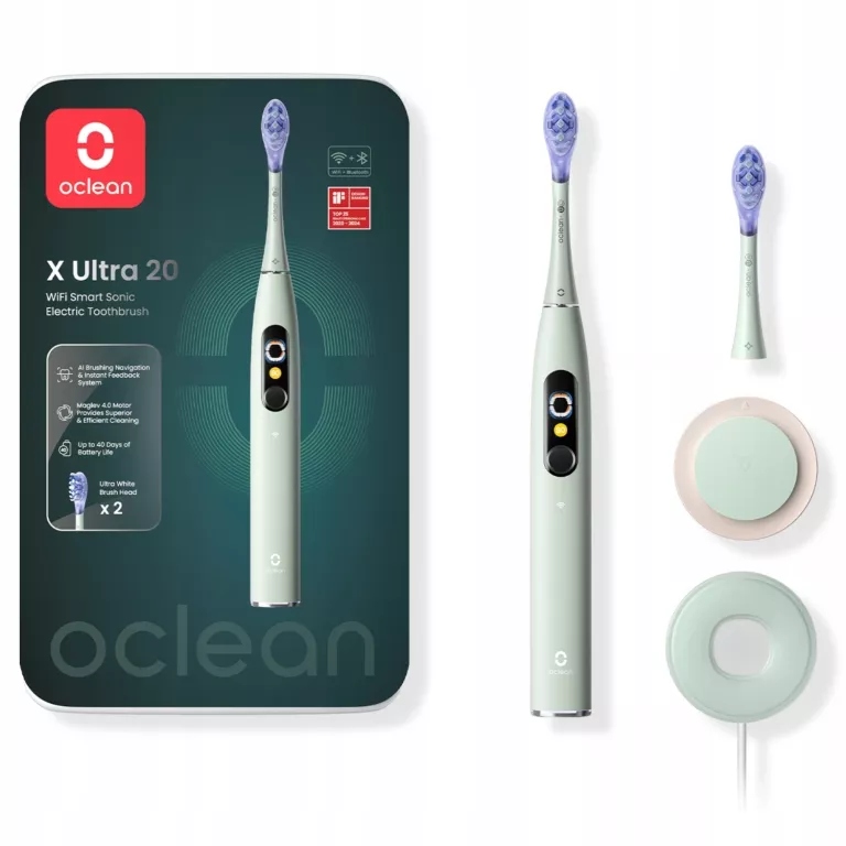 Oclean Szczoteczka Soniczna X Ultra 20 Miętowa 6970810557114